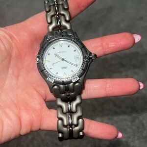 Van Dell silver titanium watch